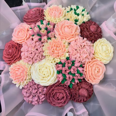 Beautiful Pink Shades Bouquet - 19 pcs