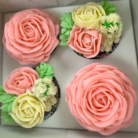 Pink roses box