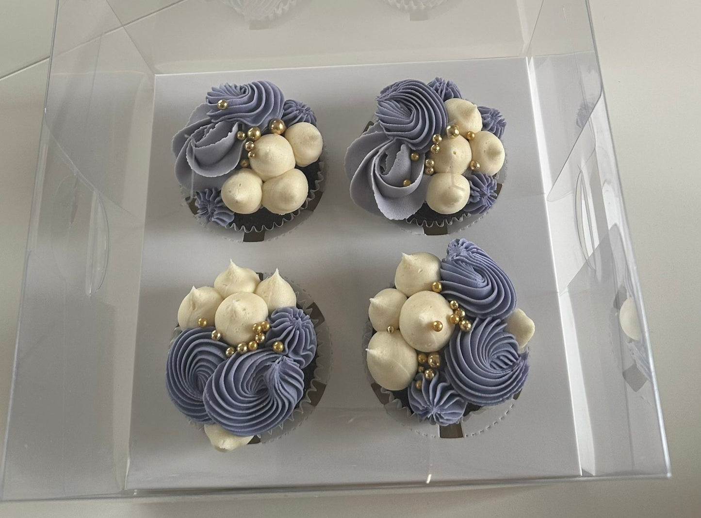 Cupcake box - 4 pcs
