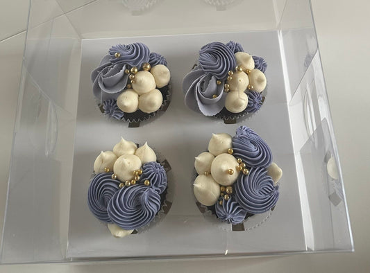 Cupcake box - 4 pcs